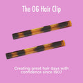 Goody Stay Tight Hair Barrettes, 4 Ct, Mock Tort, SlideProof Flat Clips, Comfortable & Versatile Styling Accessories for Women, Men, Boys & Girls,