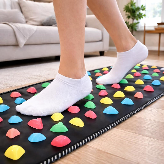 Long Foot Massage Mat 5.74Ft (68.9 X 13.78 Inches), Walk Stone Acupressure Pad f