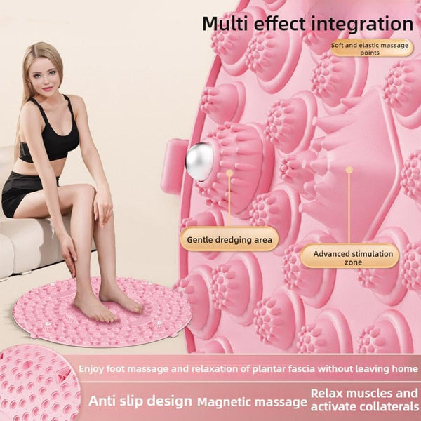 Foot Massager Mat,Relaxation Massage Mat Feet Massage Pad,Foot Reflexology Stone Pad,Ergonomic Acupressure Mat for Feet Relaxation,Portable