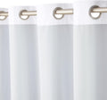 Amazon Basics Room Darkening Blackout Window Curtain with Grommets, Noise Reducing, 100% Blackout, 52 x 96 inches, White, Set of 2 52"W x 96"L