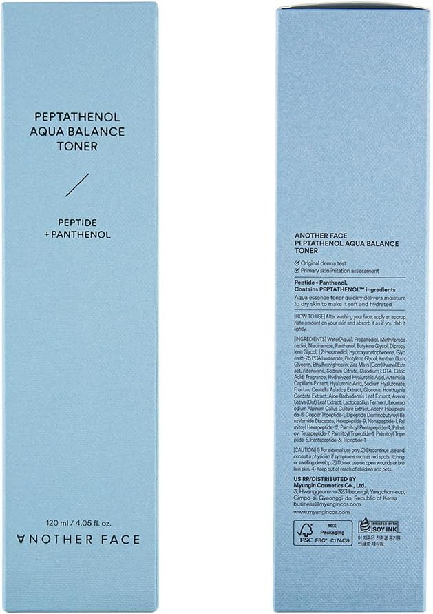 Another FACE PEPTATHENOL™ Aqua Balance Toner 4.05 Fl. Oz, Daily Moisturizer for 