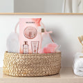 Birthday Gifts for Women Mom, Spa Gift Baskets for Her Wife,- 5 Pcs Relaxing Self Care Gifts Set with Body Lotion & Plush Earmuffs, Ideal Mothers