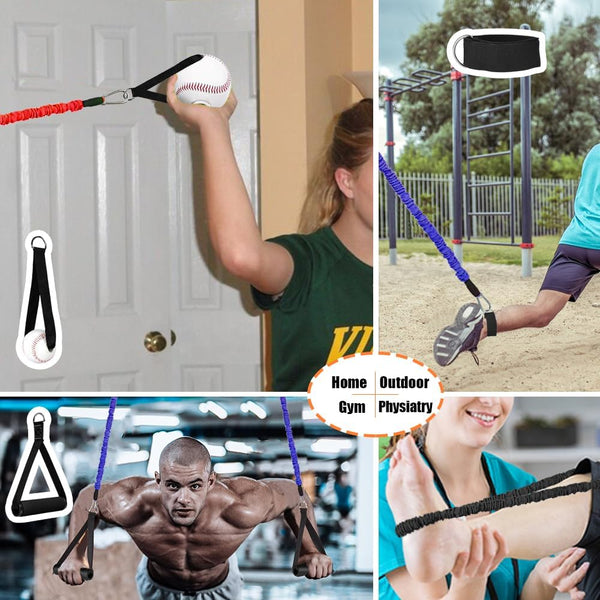 Davllin Baseball Resistance Trainer,Training Aid for Baseball Softball Pitchers,Interchangeable Grips to Build Arm Strength,Arm Bands for Baseball