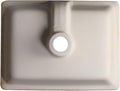 16 Inch Undermount Bathroom Sink Small Rectangle Undermount Sink White Ceramic Under Counter Bathroom Sinks with Overflow (15.70"x11.69")