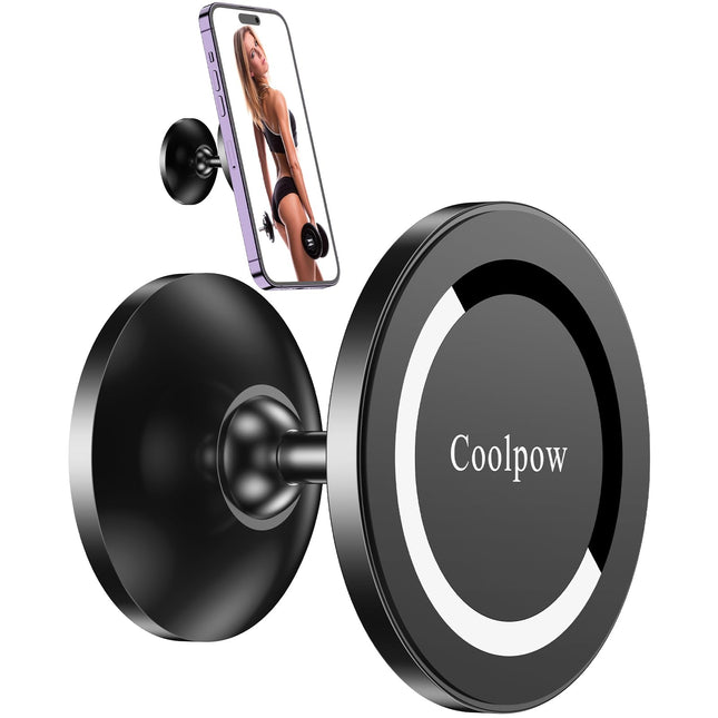 Gym Magnetic Phone Holder Mount for MagsafeãAll MetalãDual Magnetic Phone Holder for Gym Accessories Attach to Metal