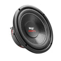 Pyle Car Vehicle Subwoofer Audio Speaker - 6.5 Non-Pressed Paper Cone, Black Plastic Basket, Dual Voice Coil 4 Ohm Impedance, 600 Watt Power, Foam
