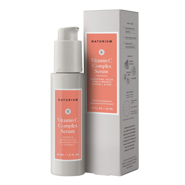 Naturium Vitamin C Complex Face Serum, Anti-Aging Facial Treatment with Hyaluron