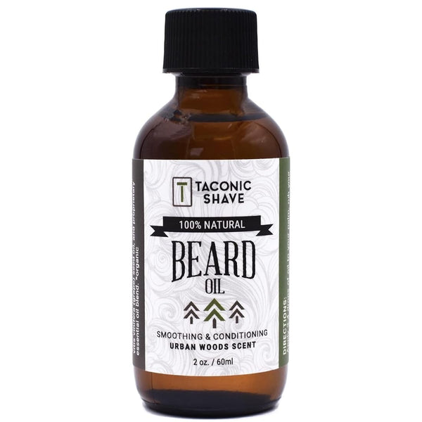 Taconic Shave Premium All Natural Beard Oil - 2 Ounce Bottle (Urban Woods)