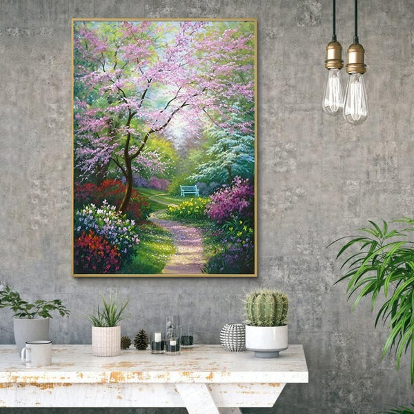 Eiazuiks Diamond Painting Kits for Adults, Landscape 5D DIY Diamond Art Kits Full Drill Diamond Dots for Gift Wall Decor and Relaxation Gem Arts