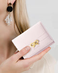 Cute Wallet Coquette Bow Small Wallet Tri-folded Aesthetic Bifold RFID Blocking Card Holder Leather Mini Short Coin Purse with ID Window for Women