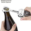 Beneno Wine Opener, Zinc Alloy Premium Wing Corkscrew with Multifunctional Bottles Opener, Sharp Wine Corkscrew with Ergonomic Non-Slip Wing