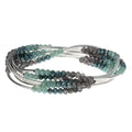Scout Curated Wears - Women's Scout Wrap Bracelet & Necklace, Marine/Silver