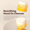 Petitfee Beautifying Mood on Cleanser 3.38 Fl. Oz. (100Ml) - Cleansing Balm, Makeup Removal, Pore Cleansing, Dissolves Sunscreen, Moisturizing