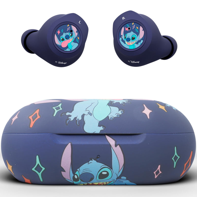 Disney Lilo and Stitch Bluetooth Earbuds W/Charging Case- Wireless Headphones W/Built-In Mic+ up to 30 Hrs Playtime- Lilo and Stitch Gifts for
