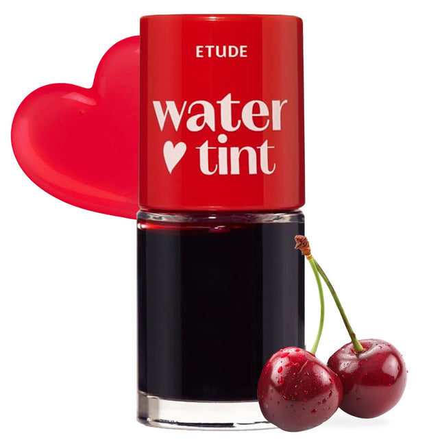 ETUDE Dear Darling Water Tint - Cherry Ade (9G) | Vivid Color Lip Stain with Moi