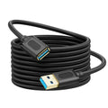 USB Extension Cable 1Ft, USB 3.0 Repeater USB Male to Female Lead with Signal Amplification Active Cord for Printers, Keyboards, Game Console,