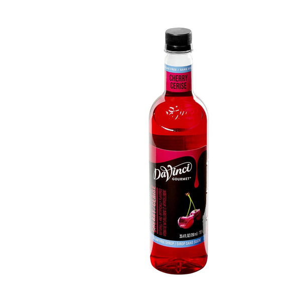 DaVinci Gourmet Sugar-Free Cherry Syrup, 25.4 Fluid Ounces (Pack of 1) Cherry 25.4 Fl Oz (Pack of 1)