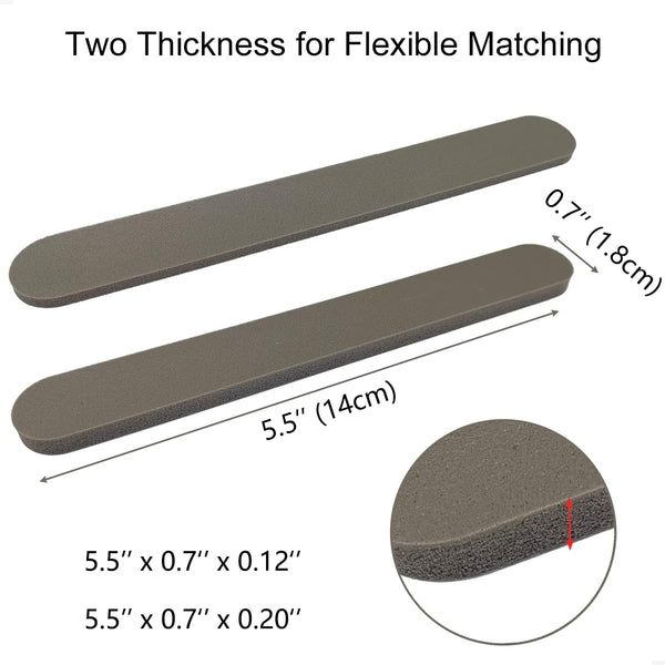 MOJOTORY Hat Size Reducer, Soft Latex Hat Sizing Tape | Hat Insert to Make Fit Smaller, Self-Adhesive Foam Tape, For Cowboy Fedora Baseball Caps,