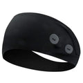 ABAMERICA Headbands with Button for Mask, Wide Nurses Headbands Non Slip Elastic Ear Protection for Women Men Doctors Sweatband Headband A04- 4