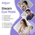 BeHoomi 20 Packs Steam Eye Mask, Heated Eye Mask Warm Compress for Eyes, Disposable Self Heating Steam Mask for Home, Sleep, Spa, Travel