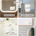 Habit Tracker Set | Vision & Goal Planner with Monthly, Weekly, Daily Trackers | Dry Erase, Undated, Reusable & Sustainable | Sticks to Mirrors,