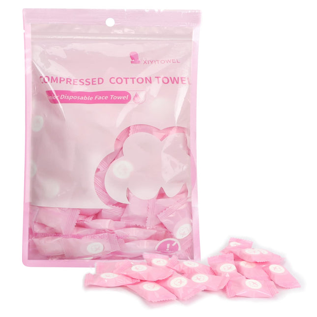 Classycoo Compressed Towel 100 PCS Mini Tablets Disposable Portable Face Towel C