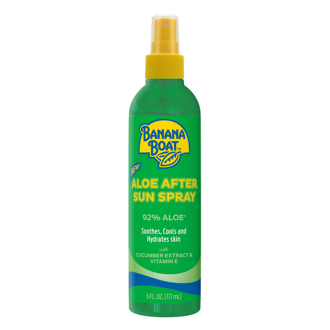 Banana Boat Aloe after Sun Spray, 6Oz | Aloe Vera Spray with Cucumber Extract an