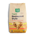 365 by Whole Foods Market, Organic Restaurant Style White Corn Tortilla Chips Unsalted, 14 Ounce Unsalted 14 Ounce (Pack of 1)