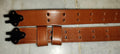 US M1907 Leather Sling WWII M1 Garand Leather Rifle Sling (Leather & Steel Hardware)