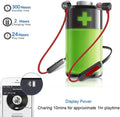 NANAMI Bluetooth Headphones Wireless Earbuds Sports Magnetic Neckband Wireless Headsets, Hifi Stereo Deep Bass Bluetooth 5.0 Earphones IPX7
