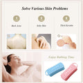2Pack Dual Sided Silicone Body Scrubber for Exfoliating, Shower and Scalp Massage, 2 in 1 Bath & Shampoo Brush,Soft Exfoliating Body Shower