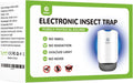 Gideal Flying Insect Trap Indoor Plug in Bug Light Catcher Insect Killer Gnats Mosquito White (Device + 5 Glue Cards)