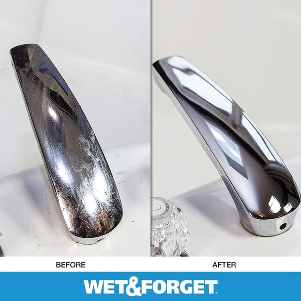 Wet & Forget Shower Cleaner Spray Multi-Surface Weekly Application Requires No Scrubbing, Bleach-Free Formula, Ready to Use, Vanilla Scent, 3