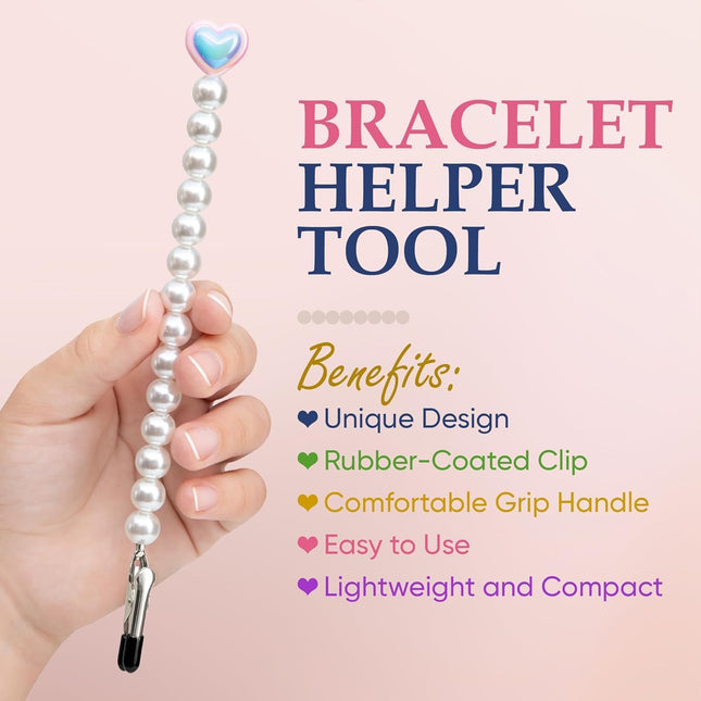 Mission Gallery Bracelet Helper Tool - Fastener Helper Tool for Bracelet, Necklace, Jewelry, Watch - Clip, Clasp Helper 