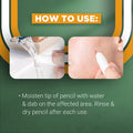 Clubman Jumbo Styptic Pencil, Treat and Seal Shaving Cuts Instantly, Anti-Hemorrhaging Stick, First Aid Device, White, 1 Oz