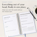 The ADHD Planner - Undated Daily Weekly Schedule Organizer Journal for Disorganized People - Habit Tracker Record Emotions & Mood - Academic Goals
