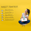 gisgfim Habit Tracker Calendar Motivational Habit Tracking Journal Inspirational Goal Planner with Spiral Binding Beautiful Weekly Undated 12+2
