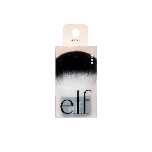 E.L.F. Kabuki Face Brush, Travel-Sized Makeup Brush for Precise & Controlled Application On-The-Go, Vegan & Cruelty-Free