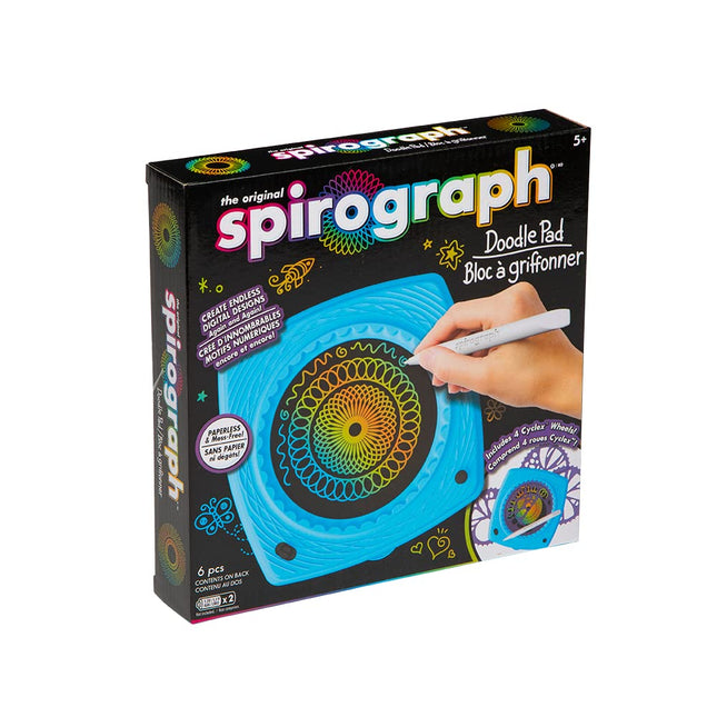 Spirograph Doodle Pad– Arts and Crafts, Scratch Art, LCD Writing Tablet for Kids, Kids Toys, Art Supplies, Drawing Kit, 