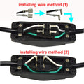 20A Heavy Duty Inline Cord Switch | ON/OFF Rocker Button, Red Indicator Light, Inline Design 20A125V