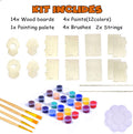hapray 2 Pack Bird House Kits for Kids, DIY Birdhouse Kit Build and Paint
