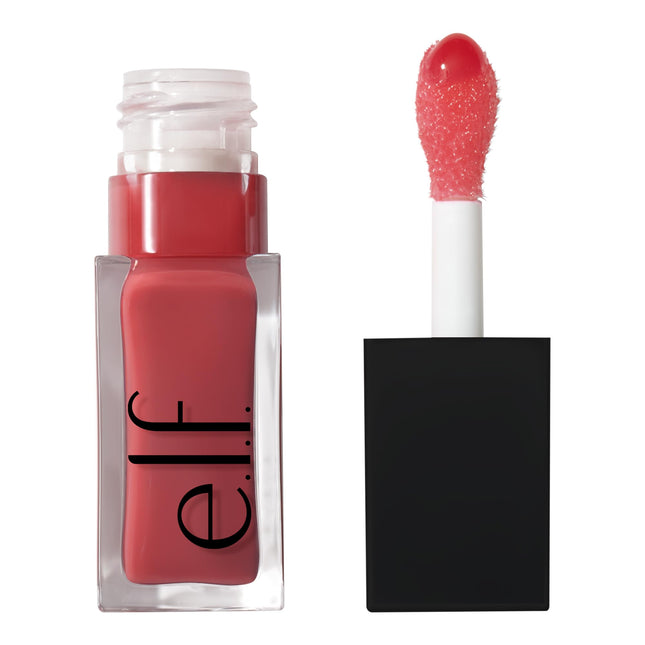 E.L.F. Glow Reviver Lip Oil, Nourishing Tinted Lip Oil for a High-Shine Finish, 