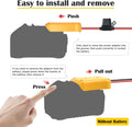 2 Packs Power Wheel Adapter for Dewalt 20V Battery Adapter Power Wheel Battery Converter Kit with Fuses & Wire Terminals, 12AWG Wire, Power