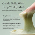 Korean Rice Mochi Face Cleanser - Face Mask, Foaming Cleanser, Gentle Scrub All in One - Deep Cleansing, Moisturizing, Pore Minimizing, Removing