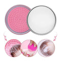 Ducare Makeup Brush Cleaner Shampoo Soap Solid Brush Cleaning Mat Removes Cosmetic Color Brush Cleaner Pad for Cleaning Makeup Sponges Brushes