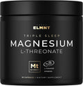 ELMNT Triple Sleep Magnesium Threonate W. Apigenin, Theanine & Magtein Magnesium L-Threonate - Highest Absorption Magnesium Supplement Capsules
