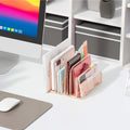gianotter Mail Organizer Countertop, Mail Sorter with 3-Slot | Mail Holder Letter Holder for Desk Bill Organizer for Office Receipts and Letter