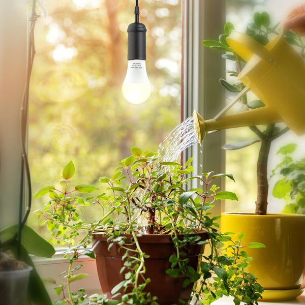 2 Pack LED Grow Light Bulbs A19 Bulb, Full Spectrum Plant Light Bulb, 9W E26 Grow Bulb Replace up to 80W, Grow Light for Indoor Plants, Flowers,