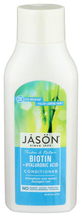 Jason Conditioner, Thicken & Restore Biotin and Hyaluronic Acid, 16 Oz Biotin 16 Fl Oz (Pack of 1)