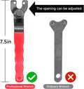 OLIREXD Angle Grinder Universal Adjustable Pin Wrench for Angle Grinder Machine (1, Red) Red 1